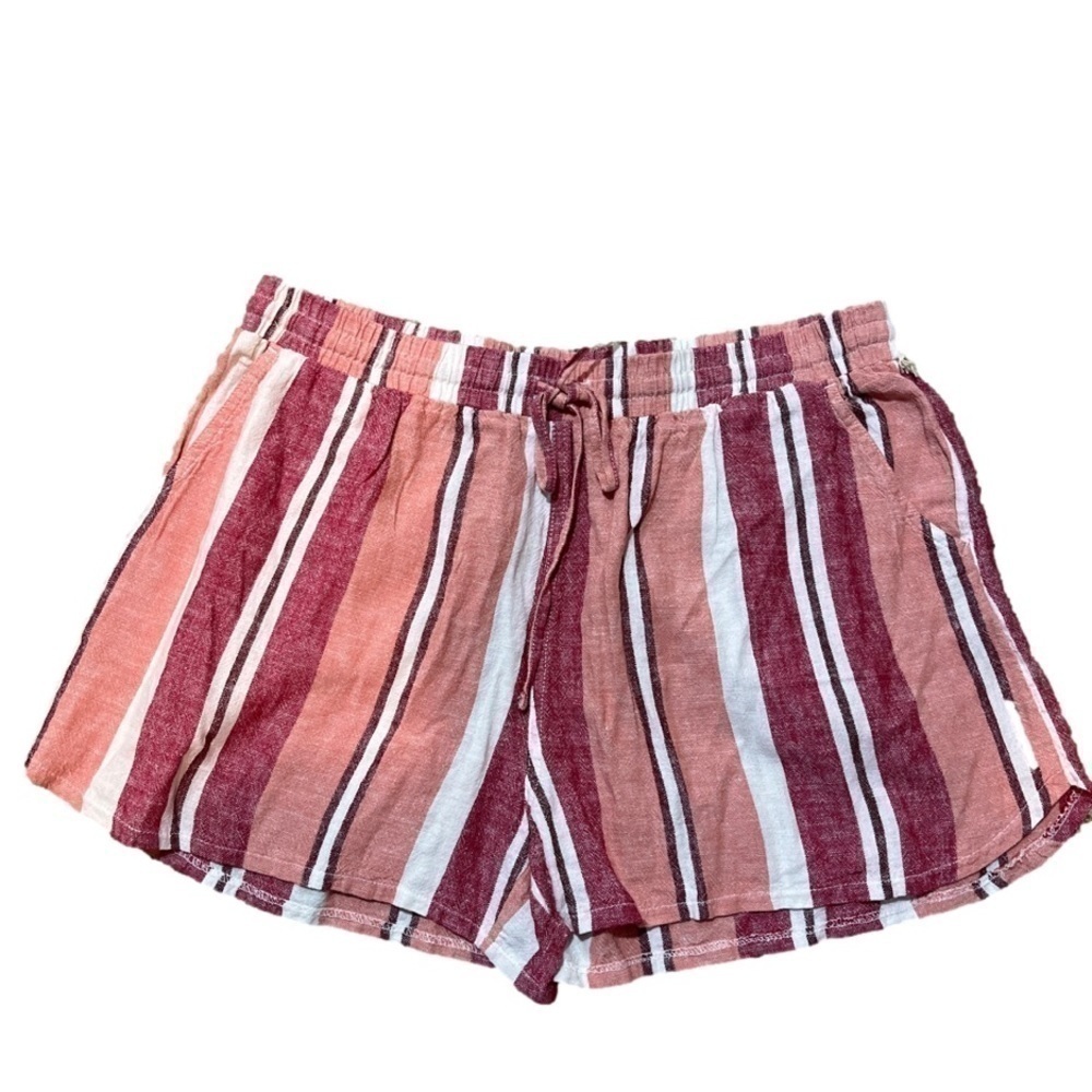NEW Universal Thread pink stripe pull on shorts